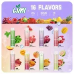 LIMI-8000口-發光一次性拋棄式電子煙-台灣現貨