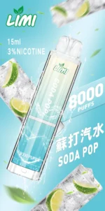 LIMI-8000口-發光拋棄式電子煙-蘇打汽水